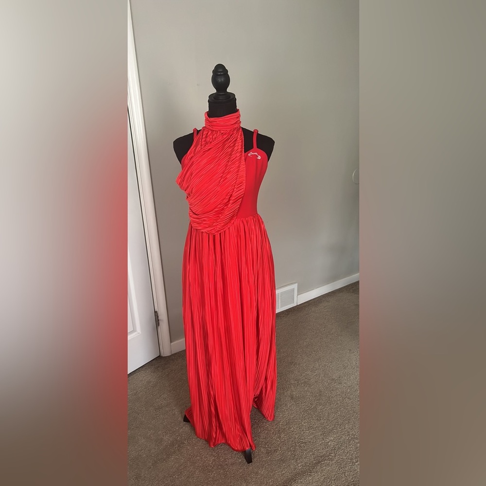 Cruella inspired red maxi dress from the brand Her Universe.